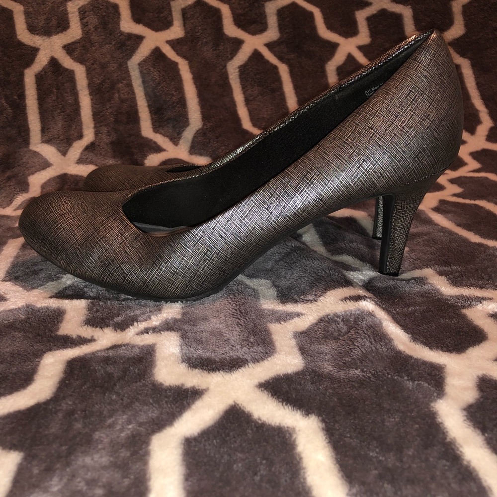Silver Sparkly Heels
